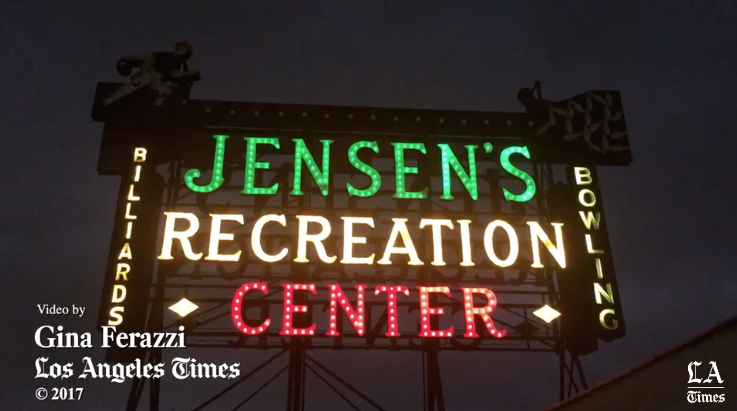 Rare vintage electric sign lights up Sunset Boulevard again after a restoration